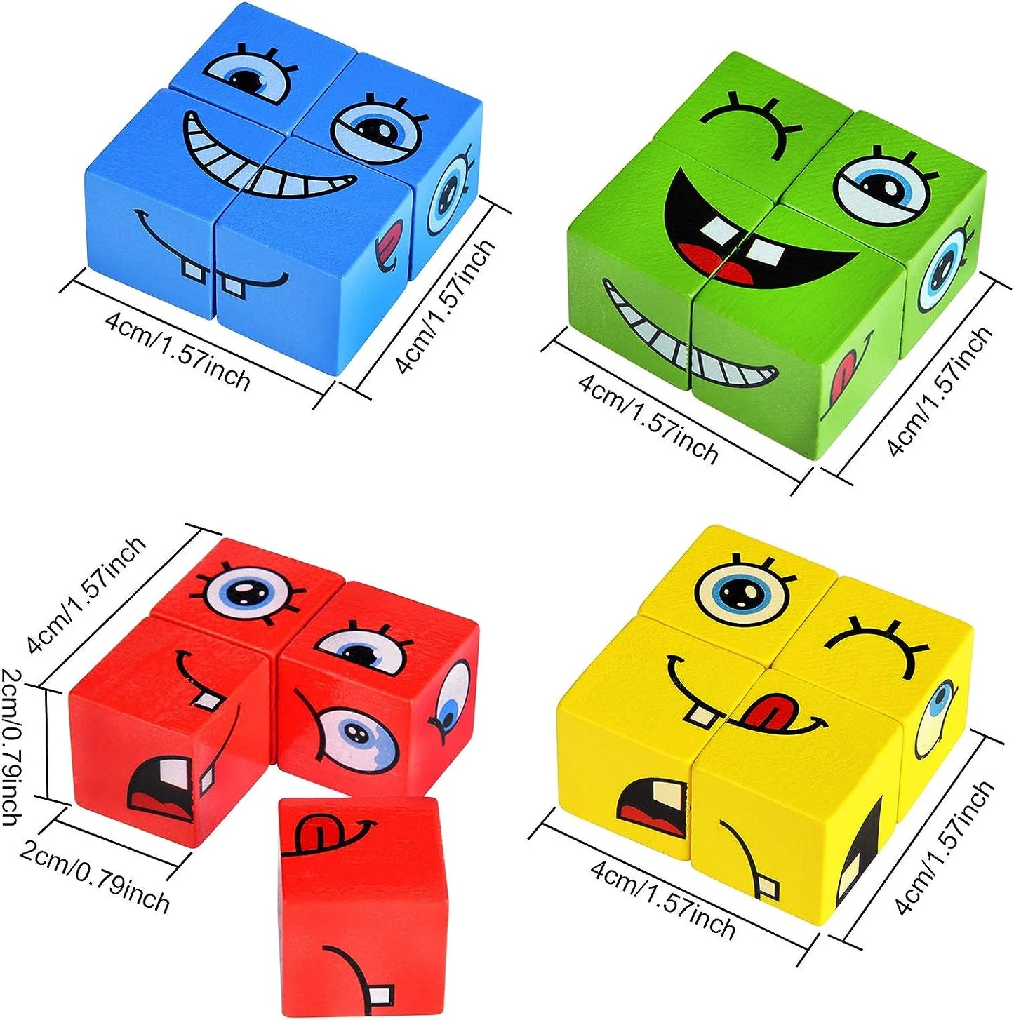 Kiddie-Adventure™ - Montessori Emoji Cubes