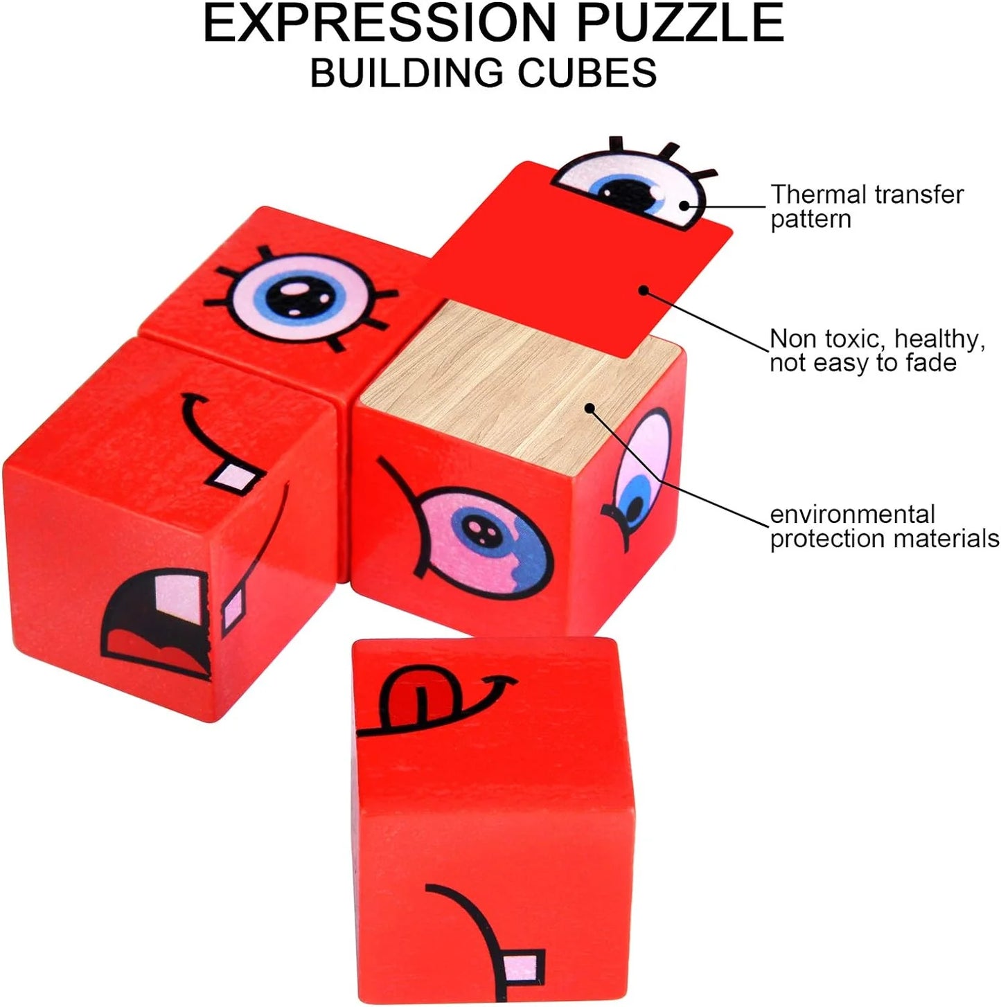 Kiddie-Adventure™ - Montessori Emoji Cubes